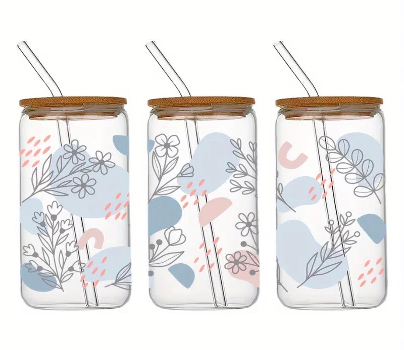 Custom 16oz Glass Cup